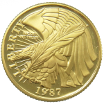 アメリカ憲法２００年記念金貨_アメリカ